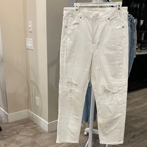 American Eagle Outfitters White Stretch Jeans